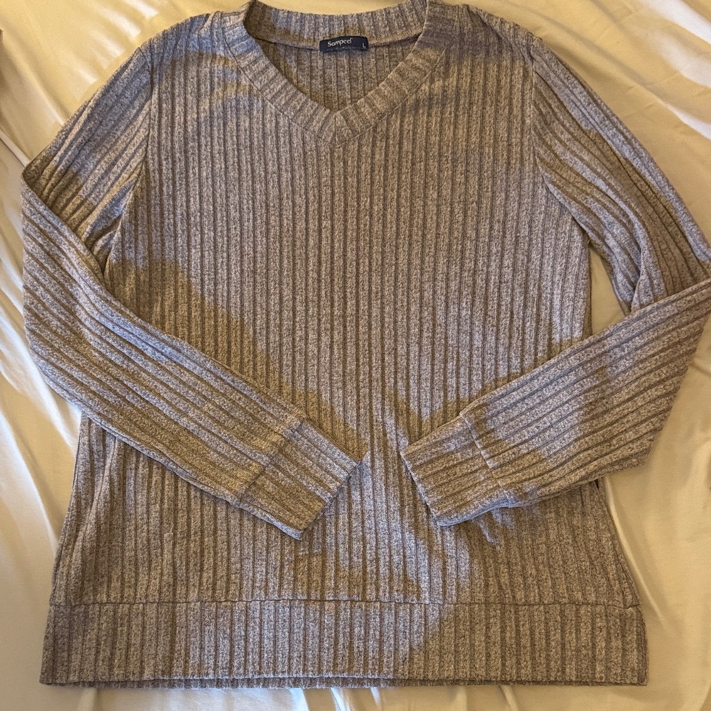 Sampeel Brown Women’s V-Neck Sweater